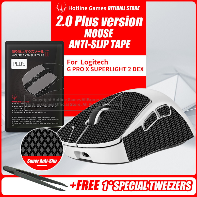 Logitech Mouse G Pro X Superlight - Hotline Games 2.0 Plus Mouse Grip