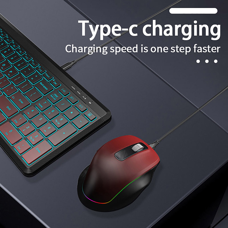 RGB Backlit Silent Wireless Ke - đánh giá và giá Gaming Keyboard And Mouse Combo Wireless