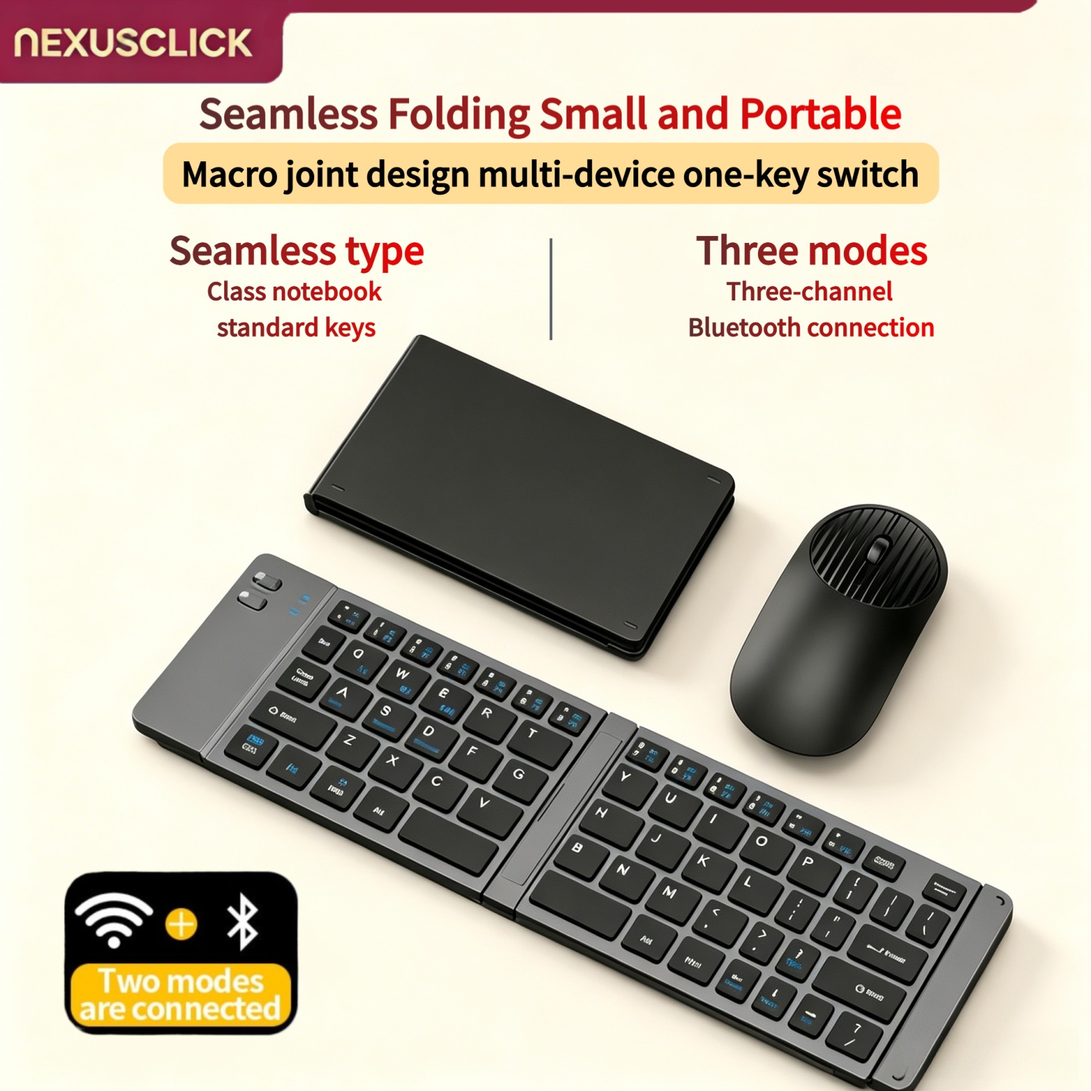 NexusClick New Mini Wireless B - đánh giá và giá Gaming Keyboard And Mouse Combo Wireless