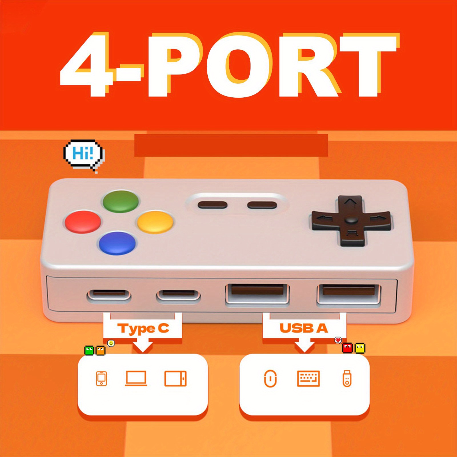 1PC Cartoon USB C Extension Ad - đánh giá và giá Gaming Keyboard Type C