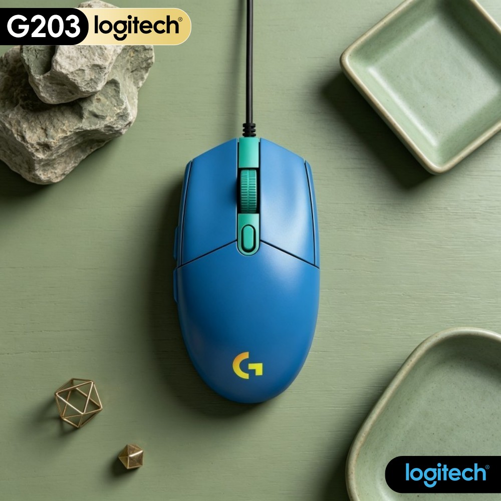 Logitech G203 Wired Gaming Mou - đánh giá và giá Logitech Mouse G203