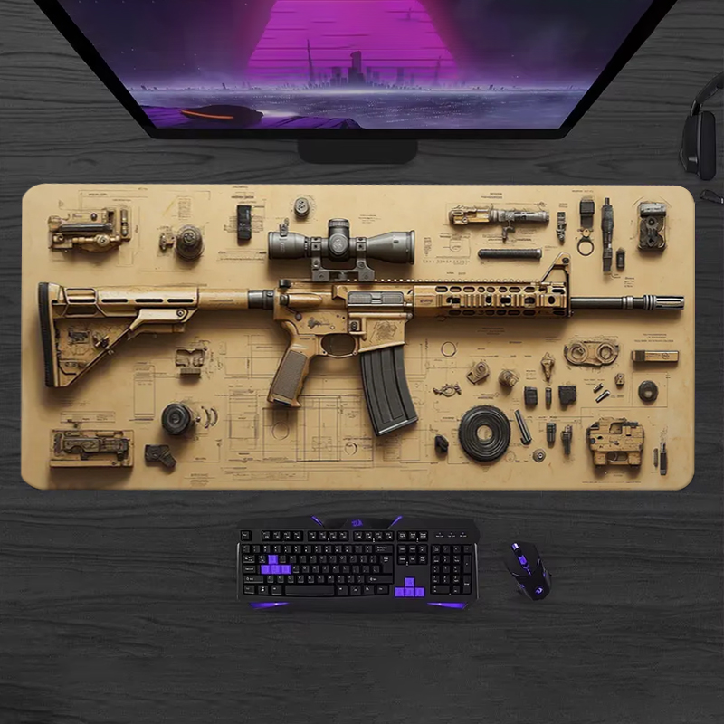 Parts Disassemble Soft Gaming  - đánh giá và giá Gaming Keyboard And Mouse Pad