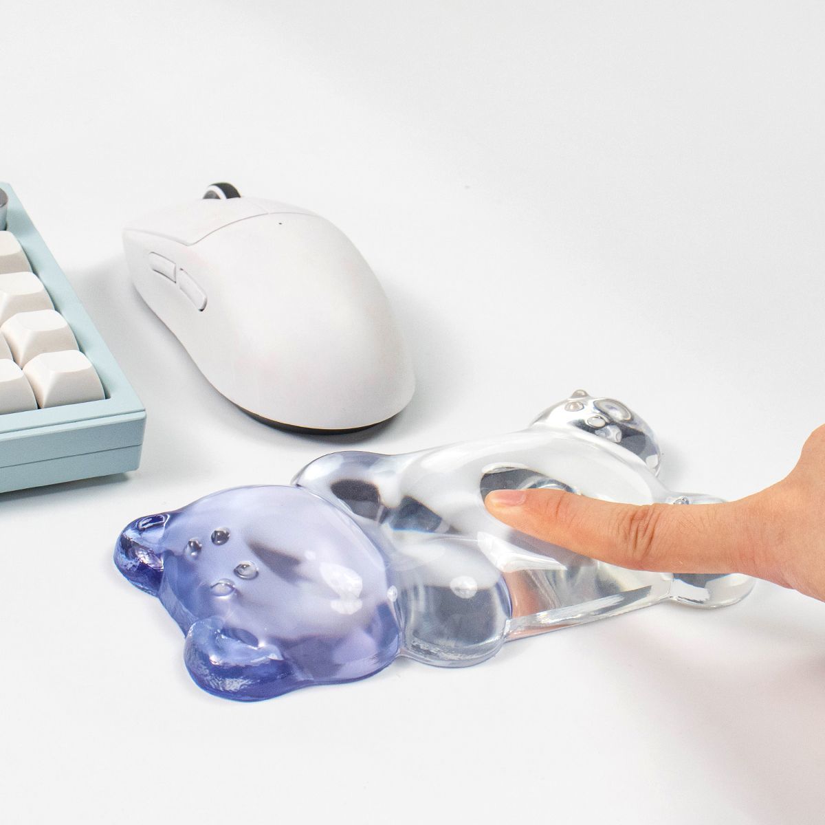 Cute Bear Shape Wrist Rest Tra - đánh giá và giá Gaming Keyboard Number Pad
