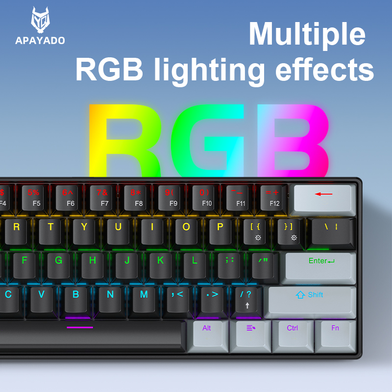 APAYADO K61 Mini Mechanical Ke - đánh giá và giá Gaming Keyboard Half