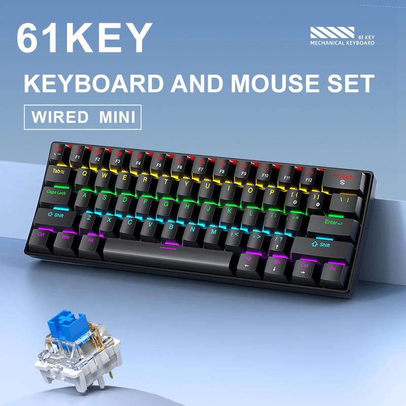 APAYADO K61 Mini Mechanical Ke - đánh giá và giá Gaming Keyboard Half