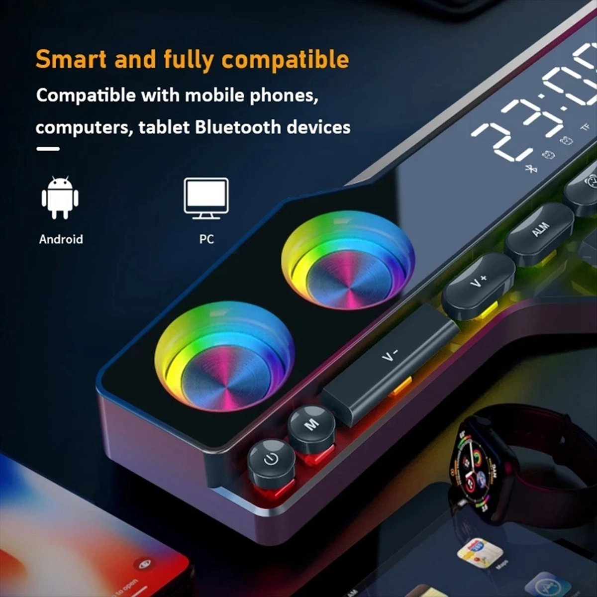 DTC5 V18 Dazzle Colour Speaker - đánh giá và giá Gaming Keyboard Bluetooth