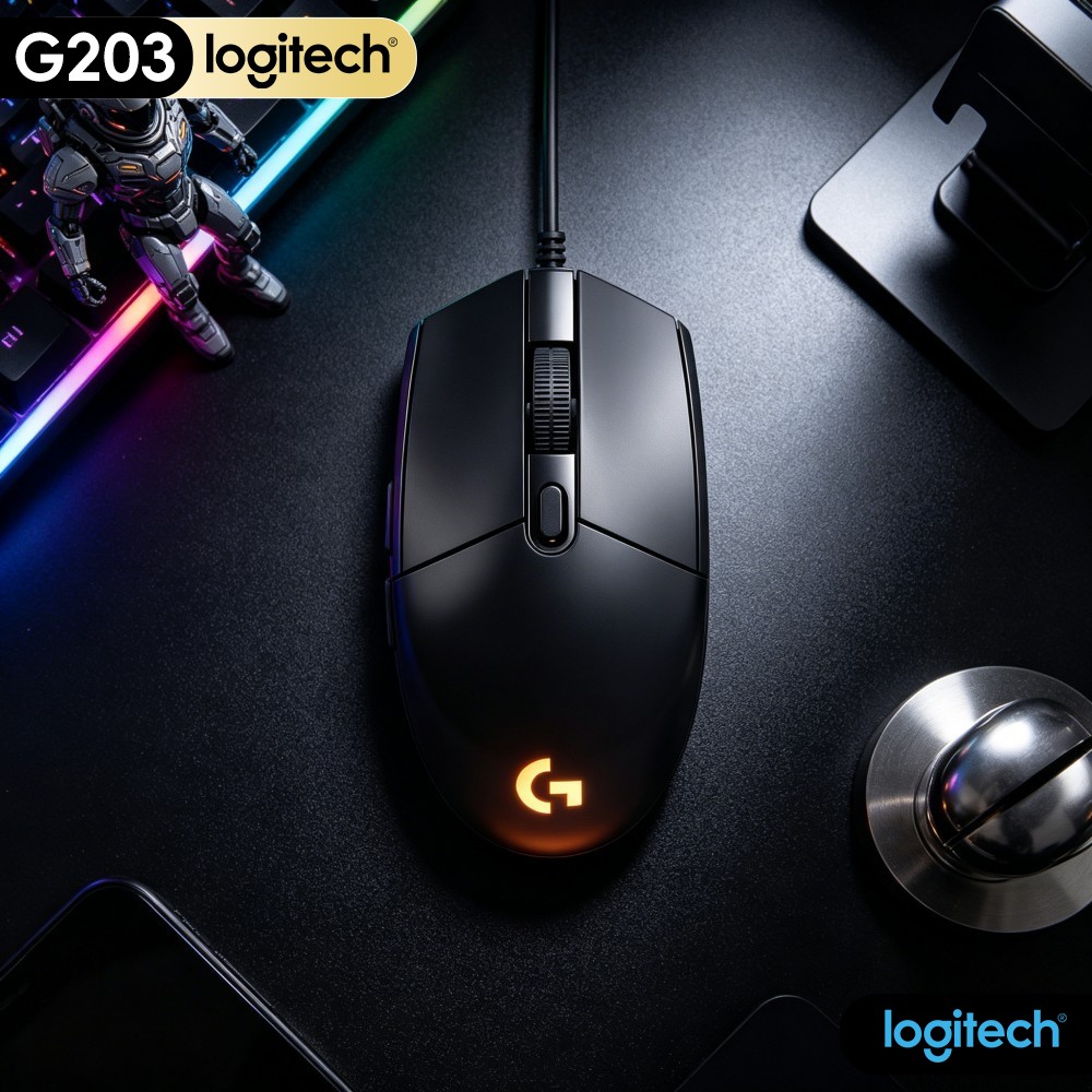 Logitech G203 Wired Gaming Mou - đánh giá và giá Logitech Mouse G203