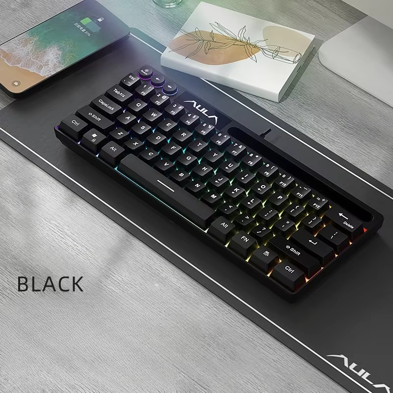 AULA F3061 Mini 64-Key Wired R - đánh giá và giá Gaming Keyboard Mini Mechanical