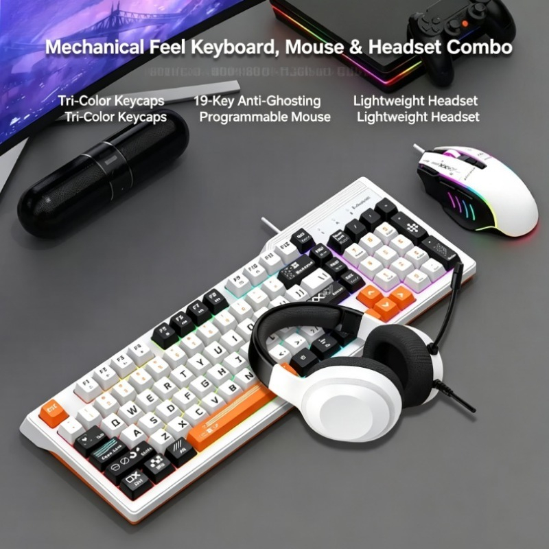 K8pro 3 In 1 Gaming Combo Wire - đánh giá và giá Gaming Keyboard Mouse Set