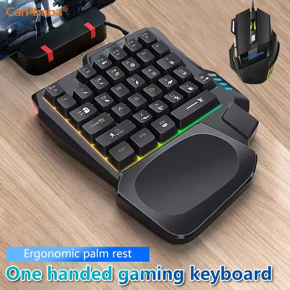 USB Single Hand One-Handed Gam - đánh giá và giá Gaming Keyboard 1 Hand