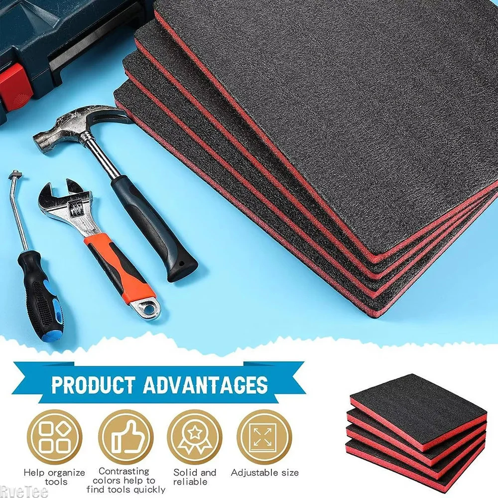 4Pcs Tool Box Foam Inserts Pac - đánh giá và giá Polyurethane Foam Sheet