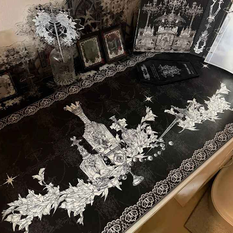 Divine Realm Gothic Building M - đánh giá và giá Gaming Keyboard And Mouse Pad