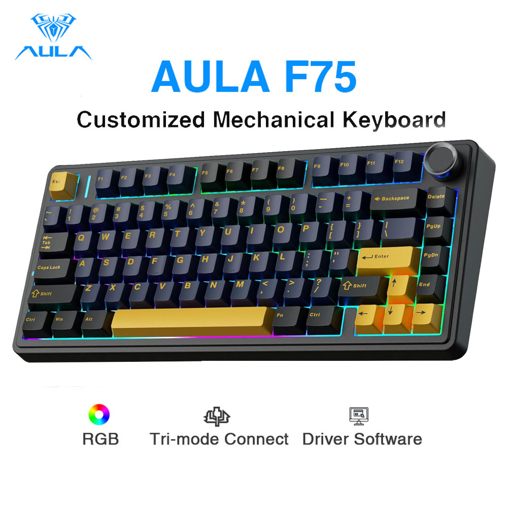 Aula F75 Mechanical Keyboard,  - đánh giá và giá Gaming Keyboard Number Pad