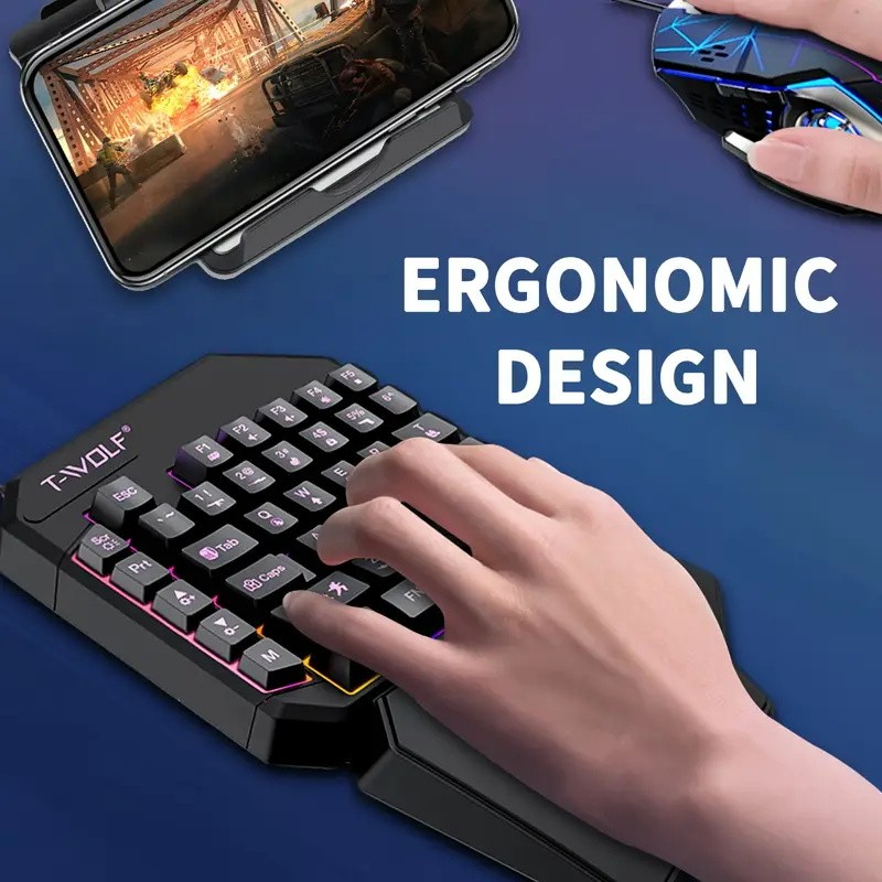 FocusOnPC TF900 2-in-1 Mobile  - đánh giá và giá Gaming Keyboard Half