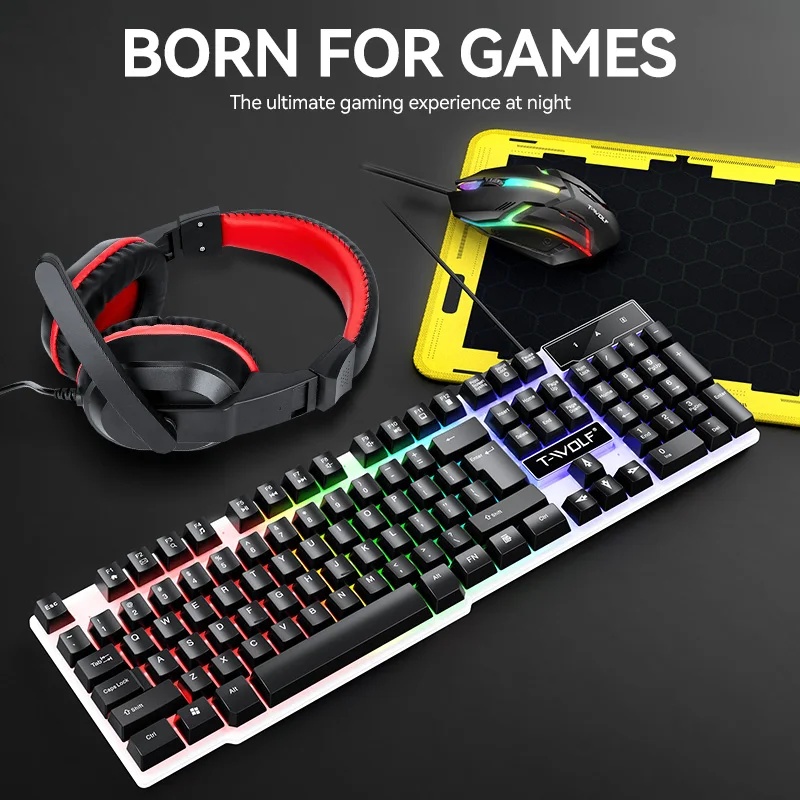 NEW USB Keyboard And Mouse Gam - đánh giá và giá Gaming Keyboard Mouse Set