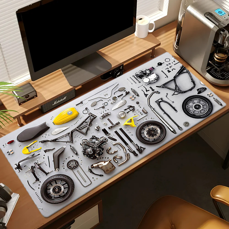 Disassembly Diagram Rubber Mou - đánh giá và giá Gaming Keyboard And Mouse Pad