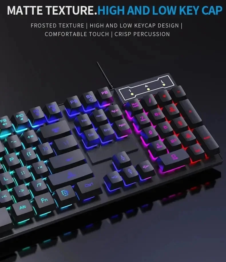 Kebidumei 104 key Backlit Mech - đánh giá và giá Gaming Keyboard Half