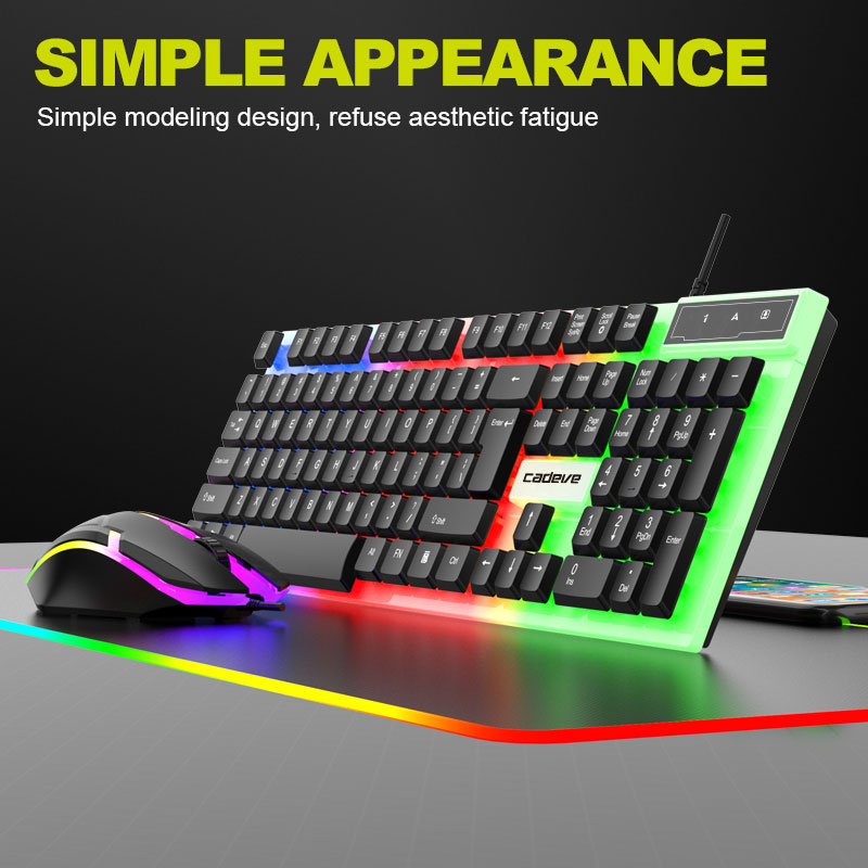 APAYADO LDK9122 Wired Gaming K - đánh giá và giá Gaming Keyboard Mouse Set