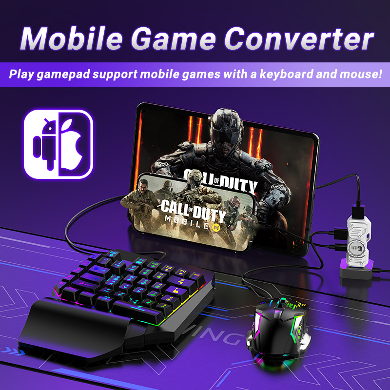 Mobile Games Converter Kit Mob - đánh giá và giá Gaming Keyboard And Mouse Converter For Mobile