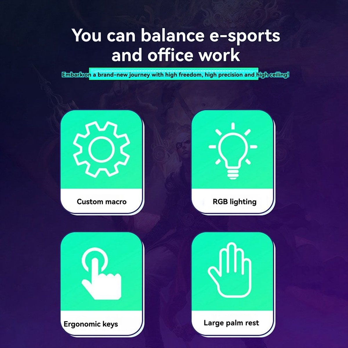 Goodprice 35Key Ergonomics RGB - đánh giá và giá Gaming Keyboard 1 Hand