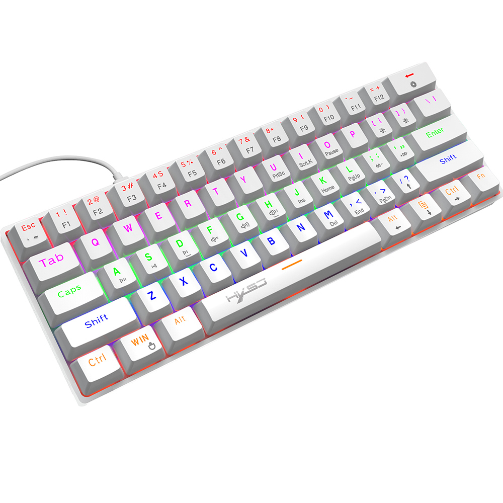 Bàn Phím Cơ Mini 61 Phím RGB B - đánh giá và giá Gaming Keyboard Thocky
