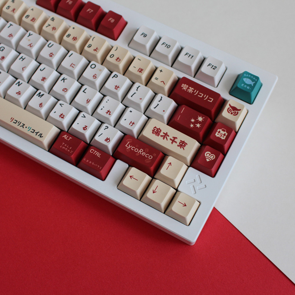 Lycoris Giật Anime PBT Keycap  - đánh giá và giá Gaming Keyboard Bluetooth